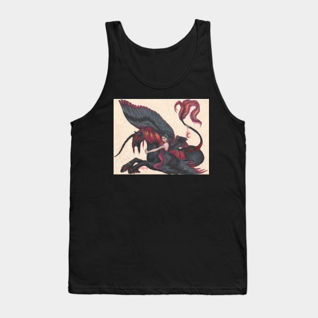 Unicorn and Angel Tank Top by pegacorna